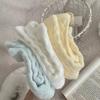 Calcetines australianos de terciopelo trenzado para niños, calcetines de otoño e invierno de color sólido simples para el suelo, calcetines suaves cerosos cálidos para dormir en casa con forro polar