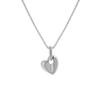 513 Estilo Coreano Ins Diseño Nicho Simple Textil Elegante Combinable Collar Clavícula Plata Esterlina S925 en Forma de Corazón para Mujer