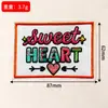 Parches bordados de colores transfronterizos en inglés, parches con citas motivacionales, parches divertidos de bordado de letras para ropa