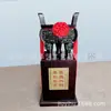 Adorno de Trípode de Bronce con Base, Trípode de Bronce Todo Cobre, Trípode de Cobre de 60 cm, Regalo de Apertura, Regalo de Celebración