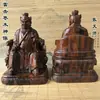 Estatua de azufaifo alcanzado por un rayo del Maestro Zhang Tianshi, una figura del Patriarca Zheng Yi Zhenren con un ojo celestial, estatua sentada de Zhang Daoling de Longhushan