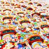 Algodón 40 Liso Tela Estampada Digitalmente Tela de Algodón Ropa Infantil Zapatos y Prendas para Mujer Bolsos Bolsos de Mano Cuadrado Cuadrado Popelina