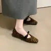 Primer Encuentro con los Zapatos Mary Jane Cuadrados Retro Franceses para Mujer, Nuevo Modelo 2026, Zapatos de Cuero Mate de Boca Baja, Zapatos de Mujer para Viajar al Trabajo