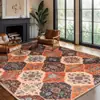 Alfombra Bohemio Retro Americano, Sala de Estar, Dormitorio, Alfombrilla de Mesita de Noche, Antideslizante, Resistente a Manchas, Alfombra Grande para Área de Hotel, Venta al por Mayor