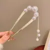 Nuevo Estilo 2026 Pasador de Pelo en Forma de U con Perlas para Mujer, Peine Pinza para el Cabello, Herramienta para Fijar el Cabello, Pasador con Acabado de Alta Gama, Accesorio para el Cabello