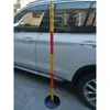 Poste de Barreira de Tráfego Preto e Amarelo para Posto de Gasolina, Poste Único Anti-Fuga, Poste Guia de Fila de Advertência, Guia de Sinalização, Poste Anti-Fuga, Poste de Parada