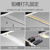 Fita de LED Linear Embutida 17*07mm em Canal de Alumínio Teto Luz U Fonte de Luz Lateral