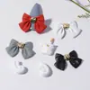 LZ Nueva Joyería de Circonita para Arte de Uñas Alas de Pegaso Perla Unicornio Oscuro Lazo Borla Material de Decoración de Uñas