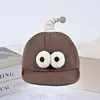 Adorable Gorra de Béisbol con Pico de Pato de Ojos Grandes para Bebé, Gorra de Sol de Borde Suave para Primavera y Otoño, Gorra de Sol de Dibujos Animados para Niños y Niñas