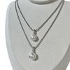 Collar de Perlas de Cristal Blanco Australiano Yingrun con Cierre Universal, Cadena Brillante para Suéter de Lujo Discreto para Mujer, Adecuado para Todas las Estaciones