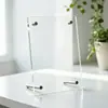 Porta-retratos de acrílico em estoque, suportes magnéticos de mesa para display, etiquetas de preço de produtos, ímãs transparentes de geladeira - atacado personalizado disponível