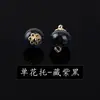 Botones de estilo chino cheongsam, botones de vidrio imitación jade, cierres de rana para cheongsam y Hanfu, botones para ropa de camisa y cárdigan, accesorios y materiales
