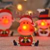 Novas Decorações de Natal da Meishe Pingentes Luminosos de Madeira de Natal Presentes de Natal Pingentes para Decoração de Árvore de Natal