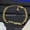 [Novidades Contínuas] Pulseira Cruzada Nova de Alta Qualidade Réplica Lv Letra V com Etiquetas, Artesanato de Ponta Atacado