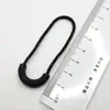 Puxador de Zíper Colorido em Forma de U Personalizado de Fábrica, Cordão de Cauda, Puxador de Plástico, Cordão Moldado por Injeção para Roupas e Bagagens, Puxador Redondo