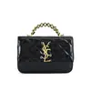 Bolsa de Corrente Acolchoada Estilo Chanel 2026 para Mulheres, Bolsa Transversal Versátil de Alta Qualidade, Bolsa Quadrada Pequena Fashion e Simples para o Dia a Dia