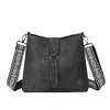 Bolsa de Hombro Retro Árabe con Borlas Nueva Primavera 2026 para Mujer, Bolso Cruzado de Gran Capacidad, Estilo Étnico de Moda, Correa Ancha para el Hombro