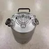 Cubo de Limpieza para Máquina de Cerveza Artesanal de Acero Inoxidable 304 de 10L, Cabezal Único, Doble Cabezal, Triple Cabezal, Equipo de Limpieza de Tuberías para Máquinas de Cerveza