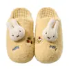 Chinelos de algodão autênticos do Coelho Miffy para mulheres, chinelos de pelúcia para casa outono e inverno para casais, chinelos quentes de pelúcia de inverno para homens