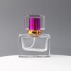 Venta al por mayor, botella de perfume rectangular de fondo grueso, botella vacía, botella con atomizador, botella de muestra pequeña para viaje, prensa, subbotella de perfume, regadera hidratante