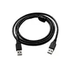 Cable de Datos USB Macho a Macho de 1.5m USB 2.0 Cable de Datos USB A/A Alta Velocidad con Anillo Magnético Negro Venta al por Mayor
