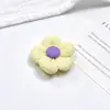 Pequeña tela plisada fresca con flores de cinco pétalos de colores, accesorios para el cabello, horquillas, lazos, ropa, calcetines y más.