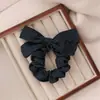 Novo Estilo Coreano Corda de Cabelo de Jeans com Laço Corda de Cabeça de Nicho de Alta Qualidade Elástico para Rabo de Cavalo com Coração de Metal