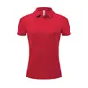 Camiseta de Trabajo con Cuello Camisero Ropa de Trabajo Personalizada Manga Corta Secado Rápido Camisa Cultural Logo Impreso Camisa Publicitaria Camisa Polo de Hielo