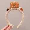Diadema versátil y peculiar para otoño e invierno para mujer, diseño de corona alta para hacer que la cara parezca más pequeña, elegante y atractiva, accesorio para el cabello dulce y moderno