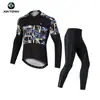 Jersey de Ciclismo Xintown Traje Longo Padrão Sombra Novo Traje Longo de Verão Traje de Corrida Traje Traje de Bicicleta Homens