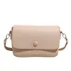 2025 Nuevo Popular Estilo Coreano Exportación Color Puro Bolso de Hombro para Mujer Diseño Popular Bolso Cruzado Bolso de Mano para Viajes
