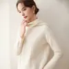 Nueva Colección Otoño/Invierno 2026: Suéter de punto de cachemira suave y cálido para mujer con capucha, suave y amigable con la piel