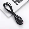 Cable de alimentación de 1.2 m de cobre puro, estándar americano, dos planos con agujero, extremo de cable desnudo, venta al por mayor, dos clavijas, cable de alimentación para lámpara de mesa de audio, ventilador
