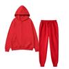Conjunto de Sudadera con Capucha y Cremallera de Moda Transfronteriza Nuevo del Fabricante Original Traje Deportivo Conjunto de Dos Piezas de Forro Polar Otoño e Invierno