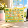 Chaveiro de teclado original com 26 teclas de animal de desenho animado para alívio de estresse, brinquedo fofo de panda para alívio de estresse, pequeno pingente para mochilas de estudantes