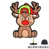 Serie Navideña Transfronteriza Insignias de Dibujos Animados de PVC Muñeco de Nieve Elk DIY Accesorios para Ropa Broche de Papá Noel