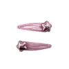 Pasador de Estrella de Cinco Puntas Brillante de Colores Estilo Coreano Pinza Lateral BB para Niños Pasador Básico Lindo Dulce Accesorio para el Cabello Versátil