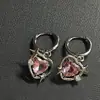 Colar Cor Pêssego Coração Galáxia Feminino Luxo Acessível Nicho Zircônia Cravejada Corrente Clavícula Barbie Estilo Igual Xiaohongshu