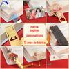 Personalização de Marcador de Página de Metal Estilo Chinês Marcador Ruyi Caixa de Presente Boutique Presente de Formatura Marcador de Página Souvenir Wenchuang Personalização