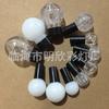 Luces LED directas de fábrica arreglo floral de doble pieza luces navideñas colgante de bola arreglo floral de luciérnaga accesorios de plástico