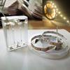 Tipo de Batería Tira de Luces Iluminación LED Tira de Luces para Cuadros Luz de Relleno 5V Interruptor de Tres Colores Luz Blanca Cálida Tira de Luz Suave Alto Brillo