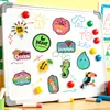 Série de Verão Ímãs de Geladeira de Borracha Macia em PVC Adesivos Decorativos de Mensagens Quadro Branco Magnético DIY para Educação Infantil Venda por Atacado