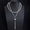 Collar de Turquesa Estilo Étnico Transfronterizo Europeo y Americano, Cadena para Clavícula de Mujer Moderna y Única, Joyería de Moda