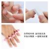 Set de Manicura Transfronterizo de Cuatro Piezas Mini Tira de Pulido Palo de Naranjo Empujador de Piel Muerta Pinzas de Codo Clip Set de Herramientas para Taladro