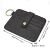 Cartera Estuche para Tarjetas de Crédito de Piel de Vaca Genuina Casual para Hombre Delgado Pequeño para Tarjetas de Transporte Público Portatarjetas de Autobús Cartera Al por Mayor