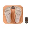 Ems Alfombrilla para Pies en Casa Almohadilla para Pies Meridianos Masajeador de Pies con Microcorriente Máquina de Terapia de Pies para Puntos de Acupuntura Control Remoto Baño de Pies