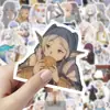 60 Adesivos de Funeral Fulian Adesivos de Mangá Japonês Mais Vendidos Simmelfield Hugher Adesivos para Decoração de Bolso