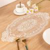 Bandeja de Mesa de Renda Vazada Estilo Europeu Almofada para Mesa de Café Tecido de Sofá Decoração Props de Pêndulo ins