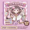 Libro de Pegatinas Nuevo Juego de Disfraces Xinmo Girl de Lingmo Supply Chain, Pegatinas Energéticas de Maquillaje de Princesa, Colección Brillante