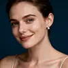 Pendientes de Perla de Plata de Ley S925 de Amazon para Mujer, Estilo de Lujo Ligero de Moda, Pendientes Elegantes con Diseño Único, Venta al por Mayor para Exportación